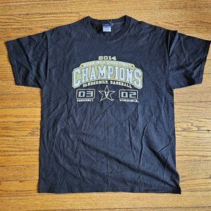 Large 2014 Vanderbilt Baseball Champions Tshirt
